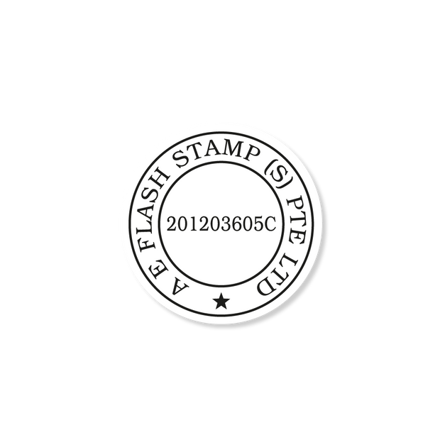 AR3 rubber stamp imprint sample 2