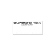 company authorised signature stamp imprint sample