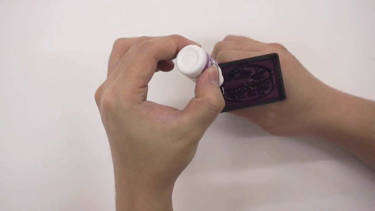 How to Refill Ink on AE Gel Stamp – A E Stamp Singapore