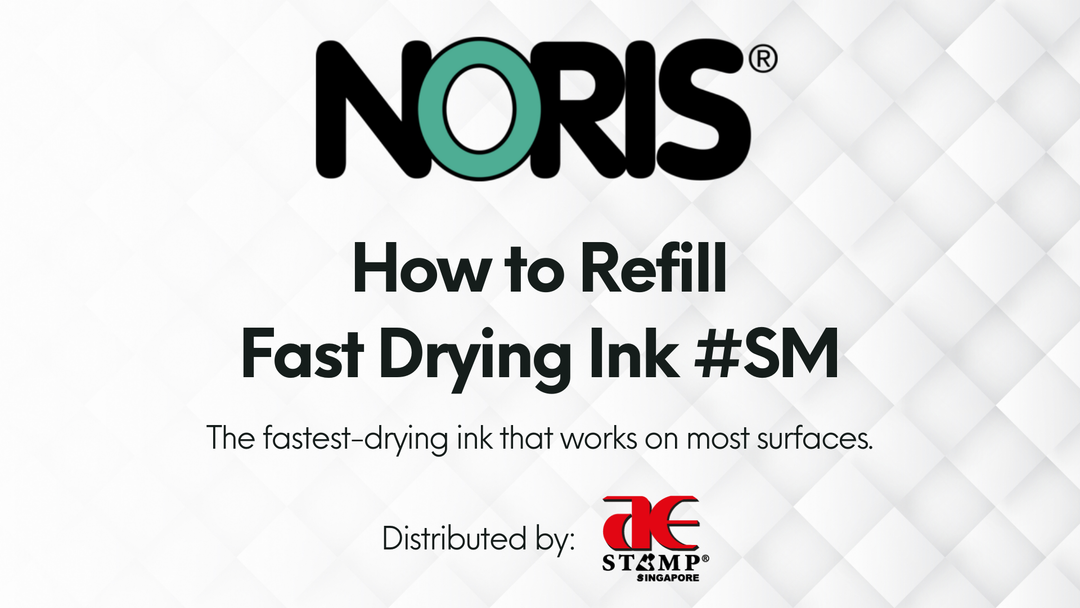 How to Refill NORIS Fast Dry Ink and NORIS Solvent Properly