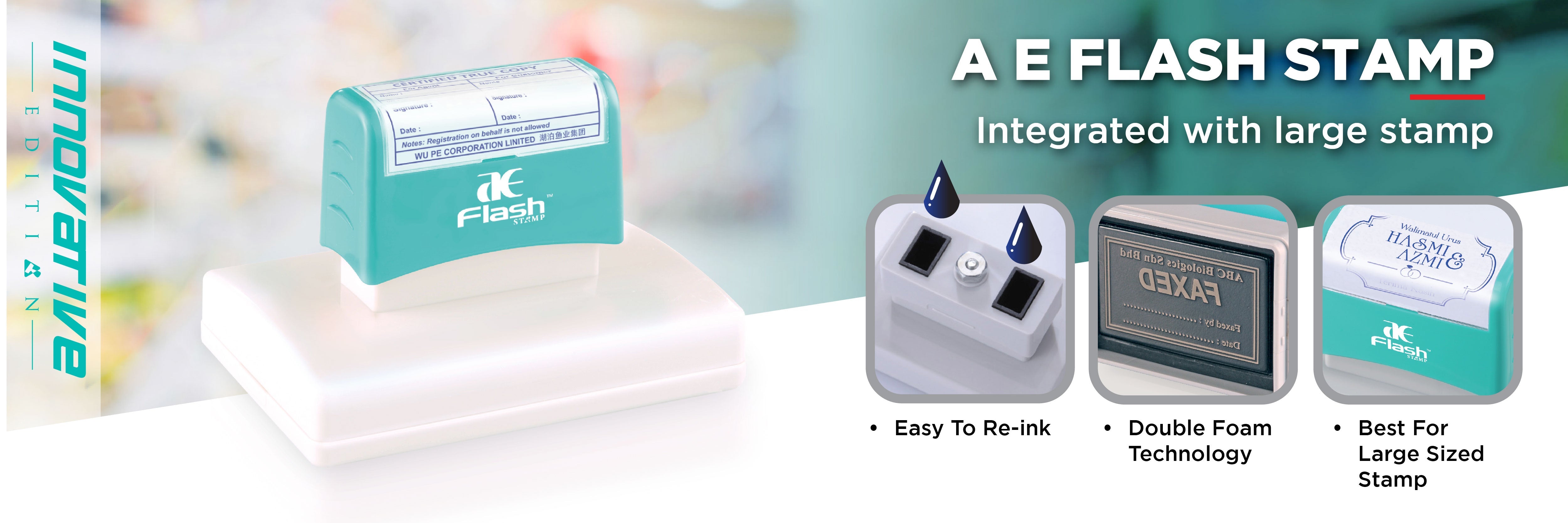 Pre-Inked Stamp | Flash Stamp | AE Stamp Singapore – A E Stamp Singapore