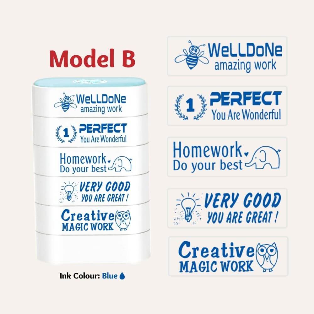 (NEW) 5 in 1 Teacher Stamp