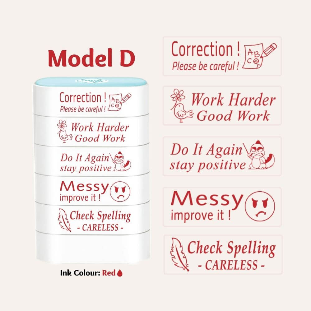 (NEW) 5 in 1 Teacher Stamp