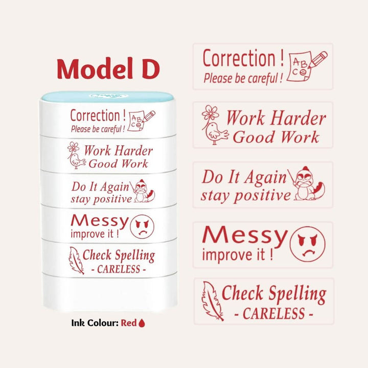 (NEW) 5 in 1 Teacher Stamp