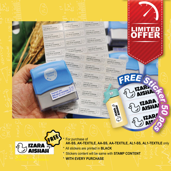 AA | Flash Textile Stamp