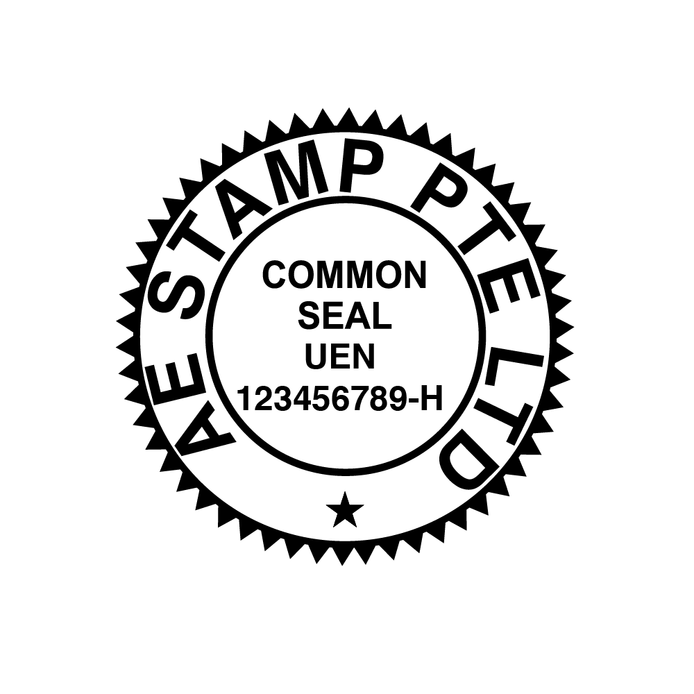 Common Seal Embosser Imprint Sample
