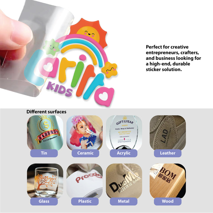 UV Direct To Film Sticker (UV DTF)