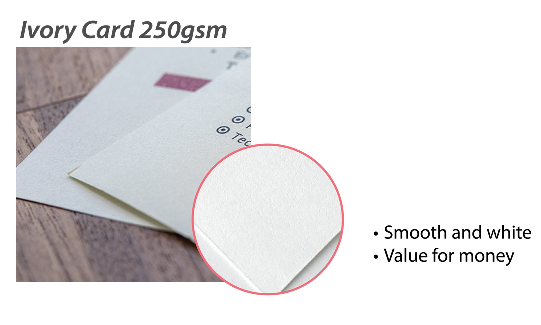 1 Sided Name Card Printing