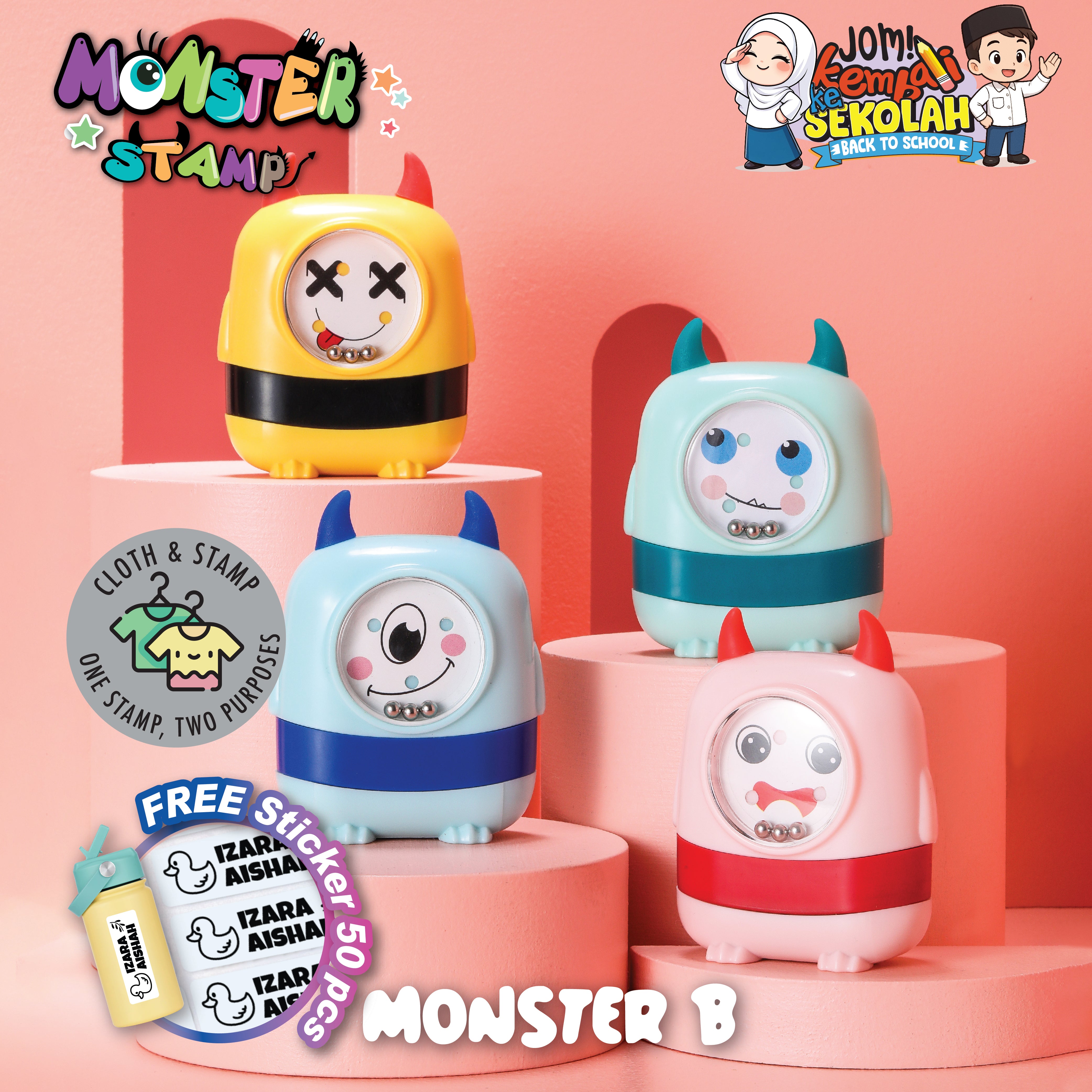 Monster Stamp | AE Stamp Singapore – A E Stamp Singapore