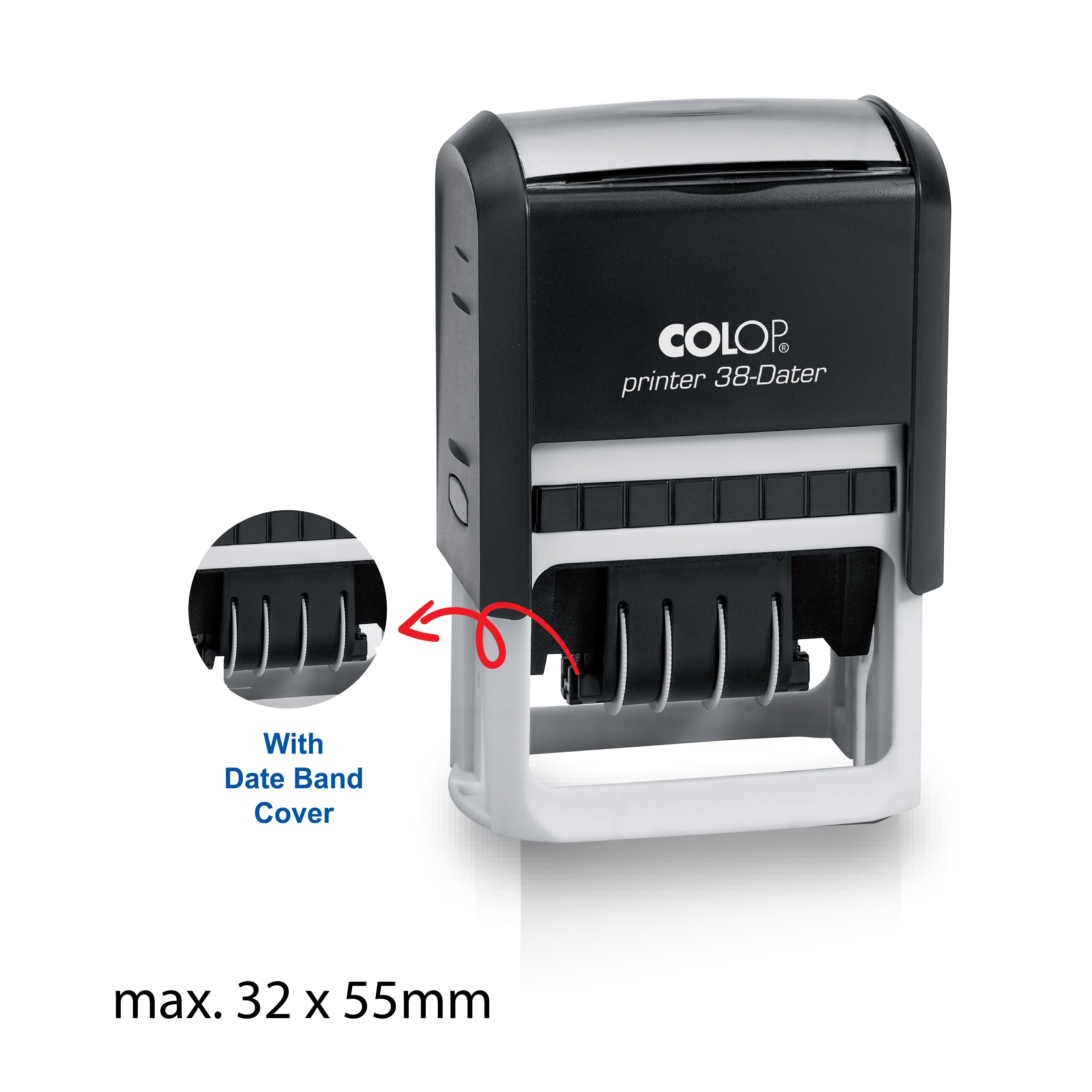 P38D | COLOP Dater Stamp | AE Stamp Singapore – A E Stamp Singapore