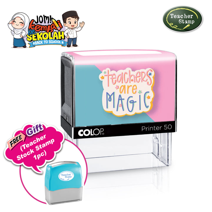 P50 Teacher Stamp | Back-to-School Edition