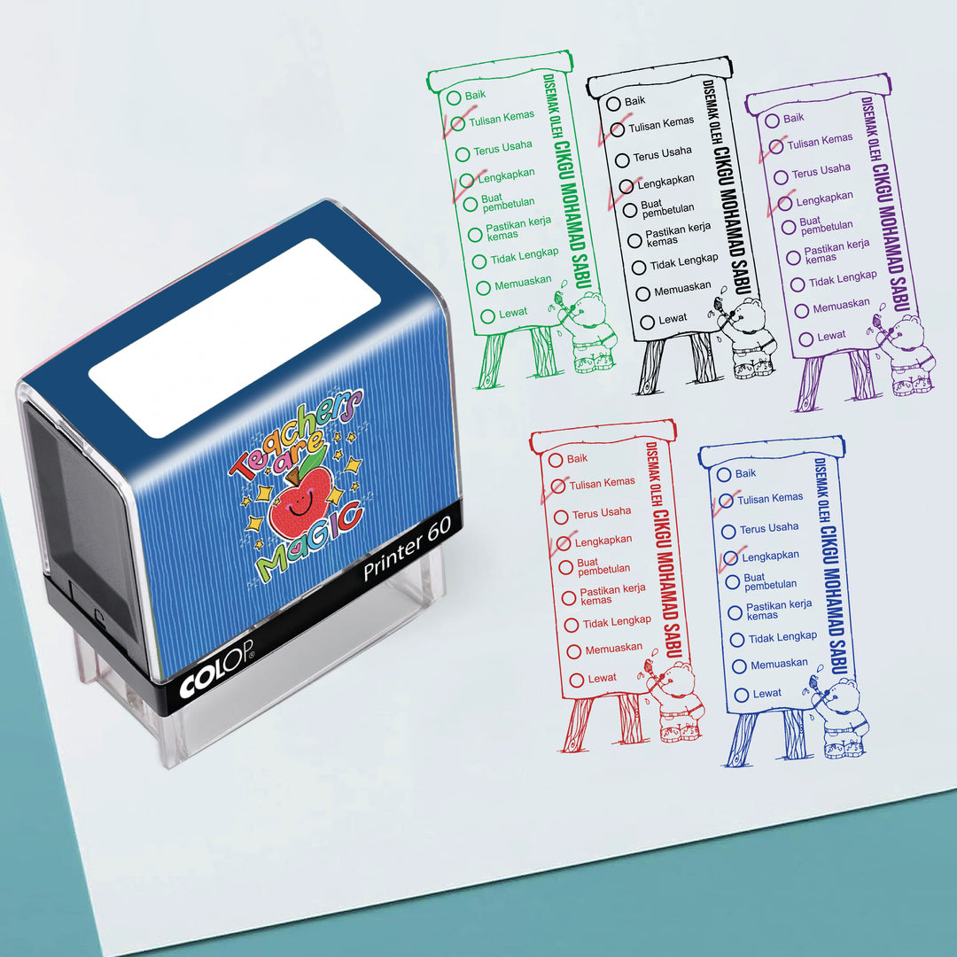 P60 Teacher Stamp | Back-to-School Edition