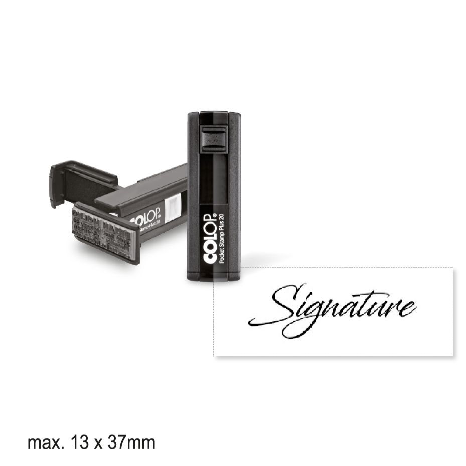 Pocket Sized Signature Stamp | AE Stamp Singapore – A E Stamp Singapore