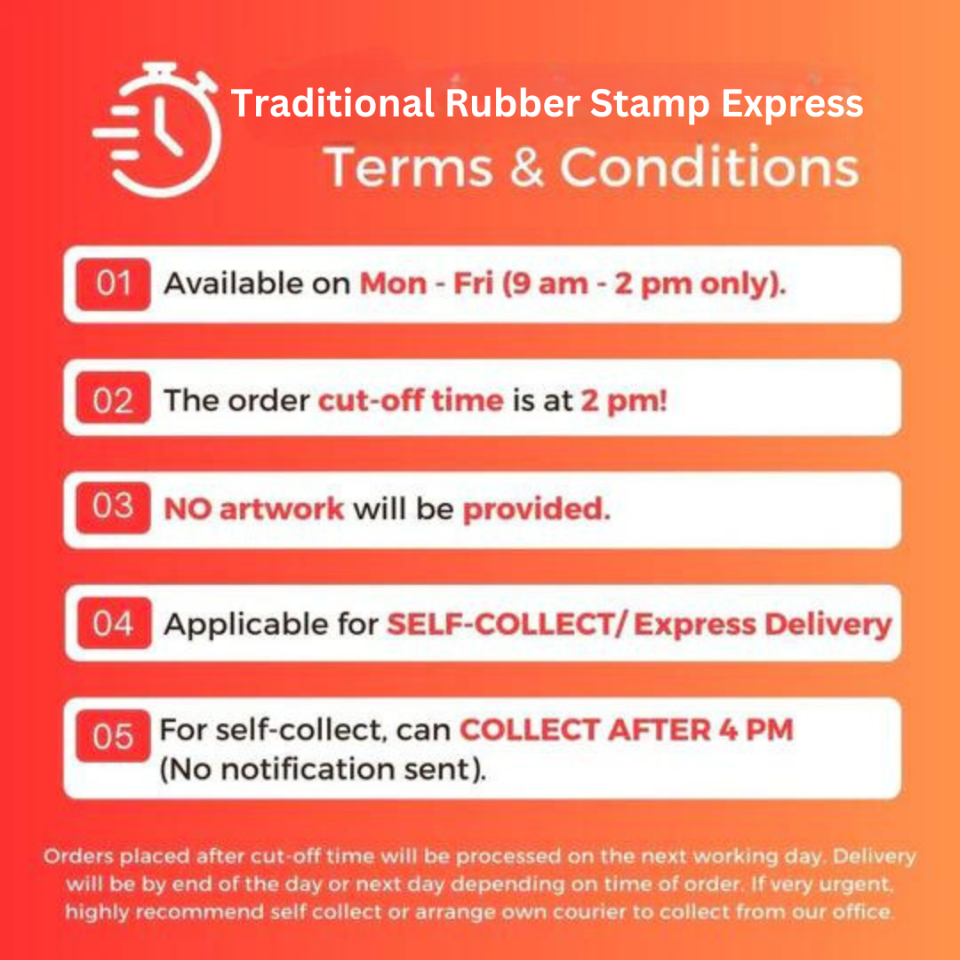 Traditional Rubber Stamps | Express Service