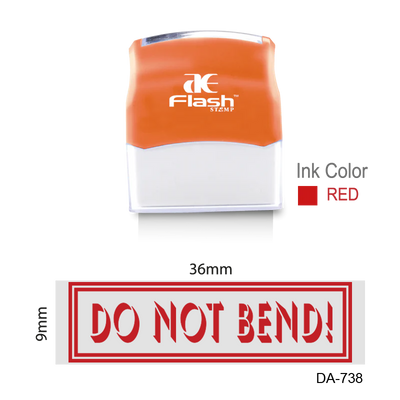 Do Not Bend Stamp