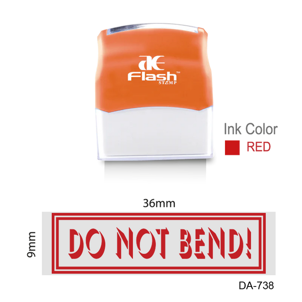 Do Not Bend Stamp