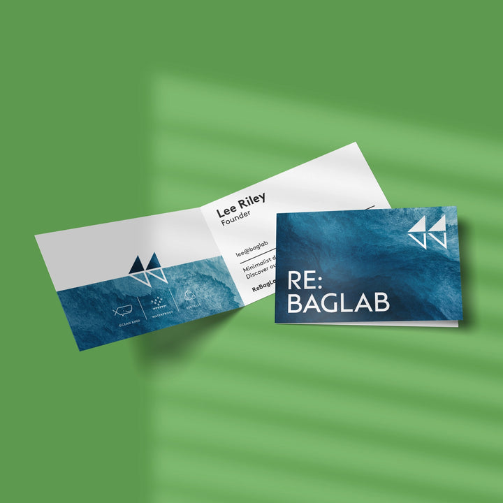 2 Sided Folded Business Card