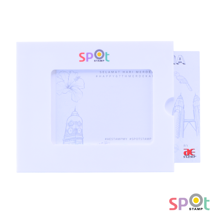 SPOT STAMP I SLOT IN FRAME