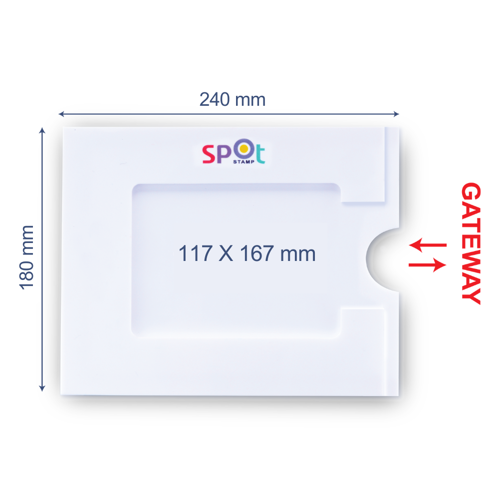 SPOT STAMP I SLOT IN FRAME