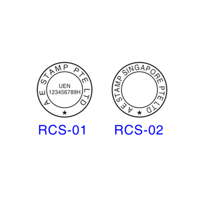 R24 Round Company Stamp | Self Inking Stamp