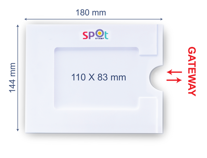 SPOT STAMP I SLOT IN FRAME