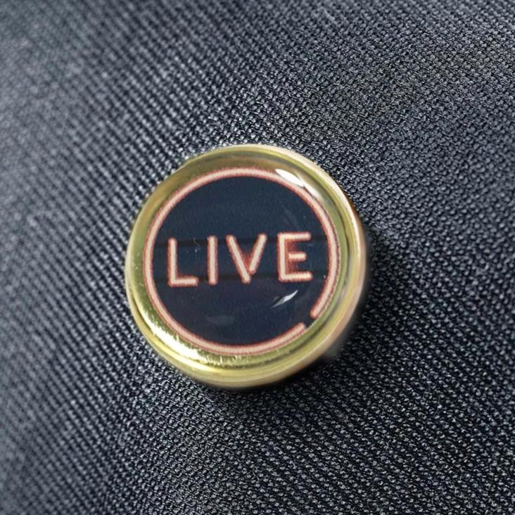 20mm Round Lapel Pin