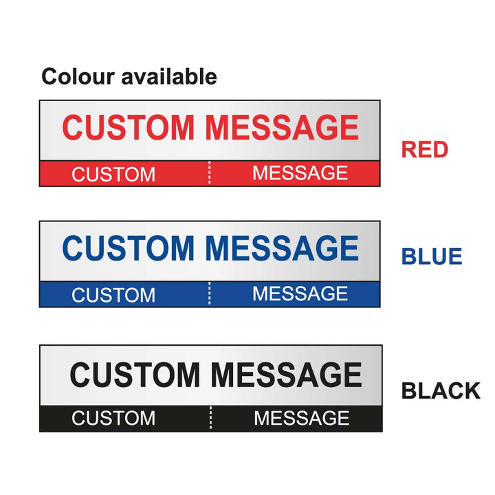 2 Layer Sliding Wall Sign