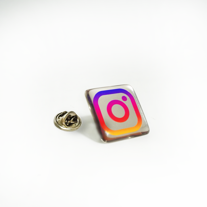 25mm Square Lapel Pin