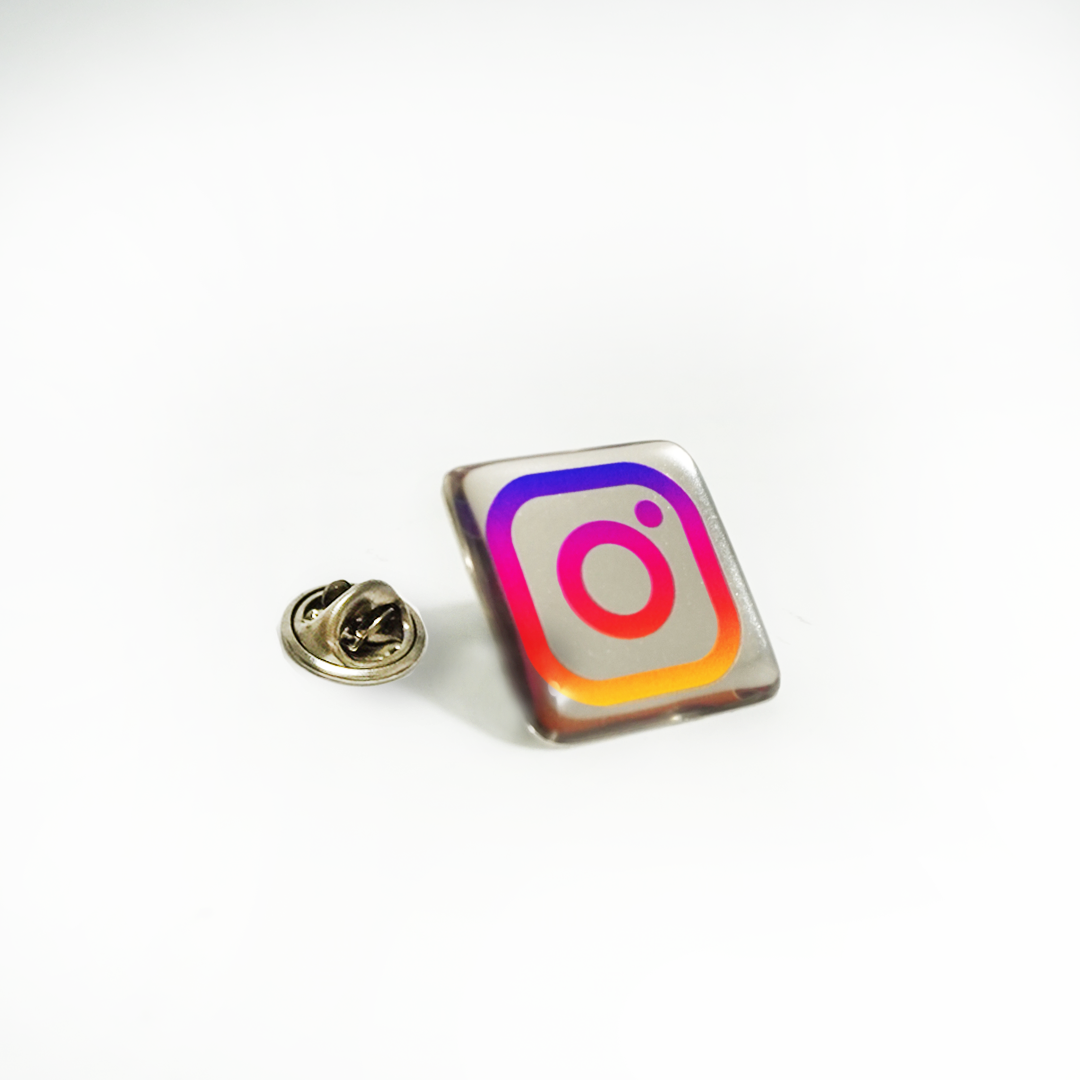 Square Ink Pin 25mm Square Lapel Pin by AE Stamp – A E Stamp Singapore