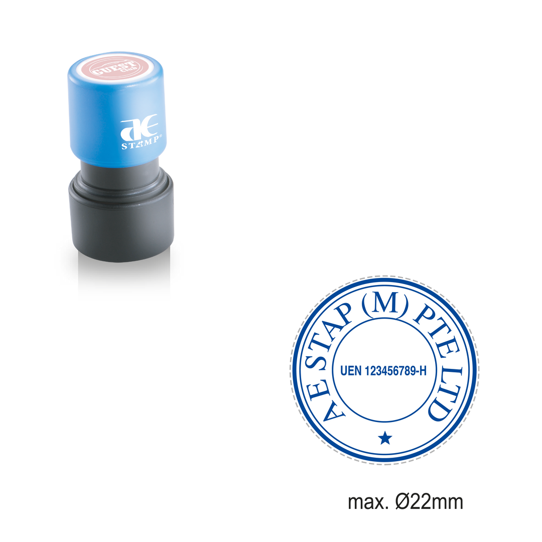 AE Business Set 3: Round Company Stamp (AE22)