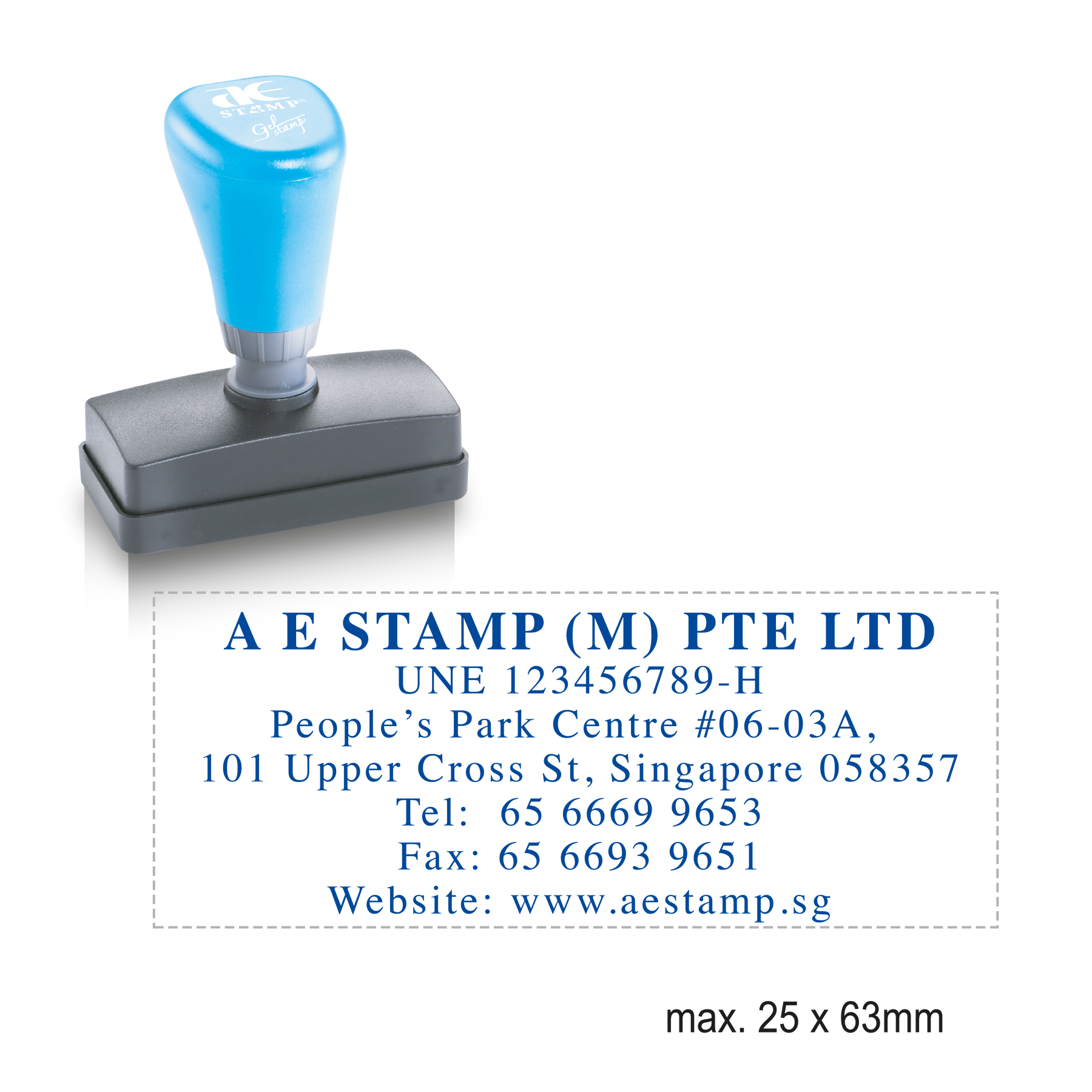 AE-SET1 | AE Gel Stamp | AE Stamp Singapore β A E Stamp Singapore