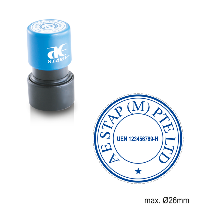 AE Business Set 2: Round Company Stamp (AE26)