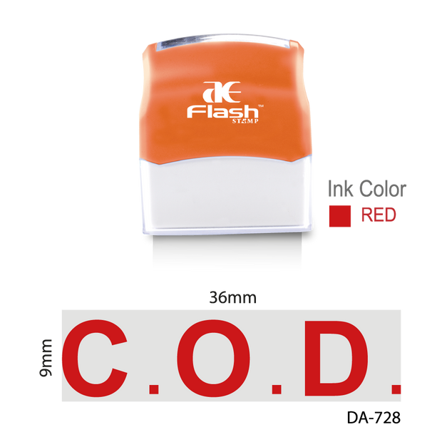 Cash on Delivery Stamp (COD) | Stock Stamp | AE Stamp Singapore – A E ...