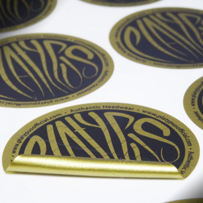 Gold Commercial Stickers