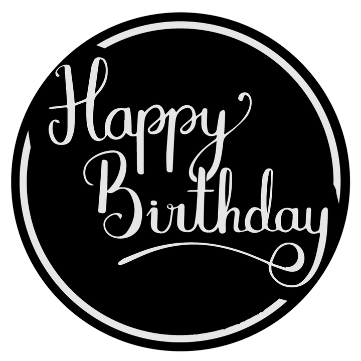 Happy Birthday - Cursive