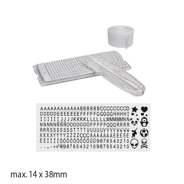 COLOP self inking MINE Textile Stamp Singapore Accessories Included