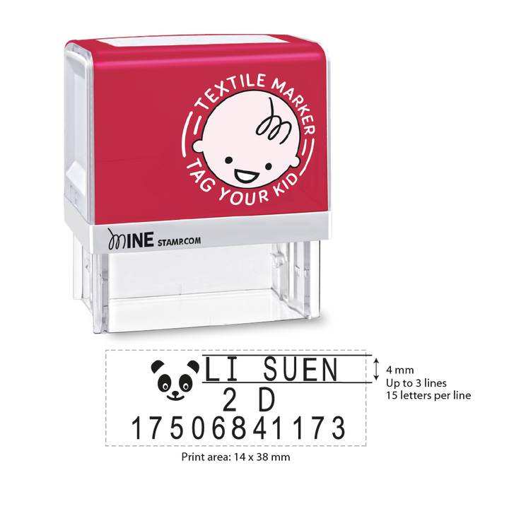 COLOP self inking MINE Textile Stamp Singapore