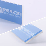 double acrylic uv printed colour name tag