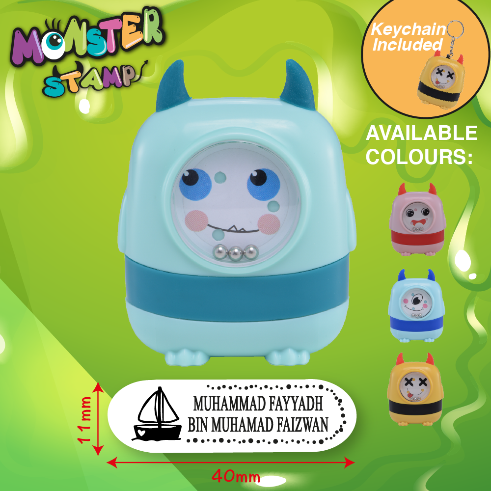 Monster Stamp Green Preink