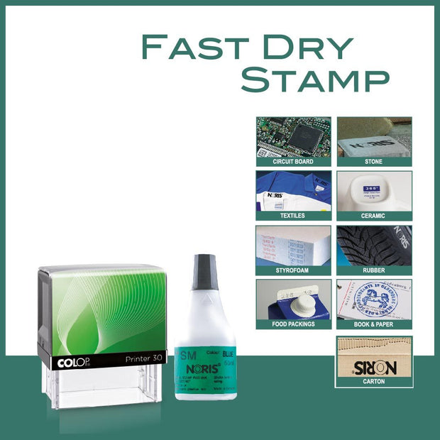Fast Dry Self Inking Stamp | P30
