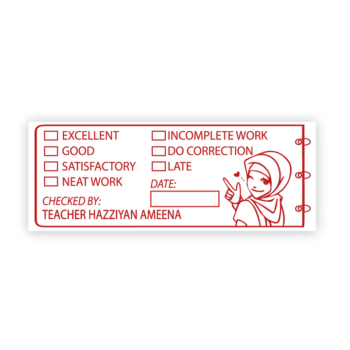Teacher Review Stamp - Design 05