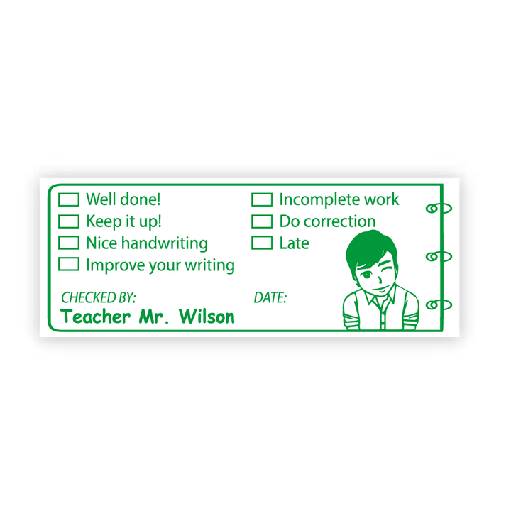Teacher Review Stamp - Design 07