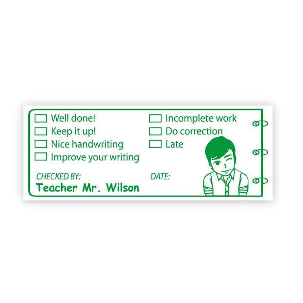 Teacher Review Stamp - Design 07