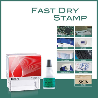 Fast Dry Self Inking Stamp | P40