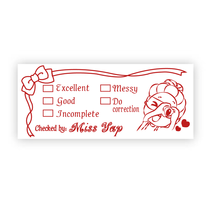 Teacher Review Stamp - Design 12