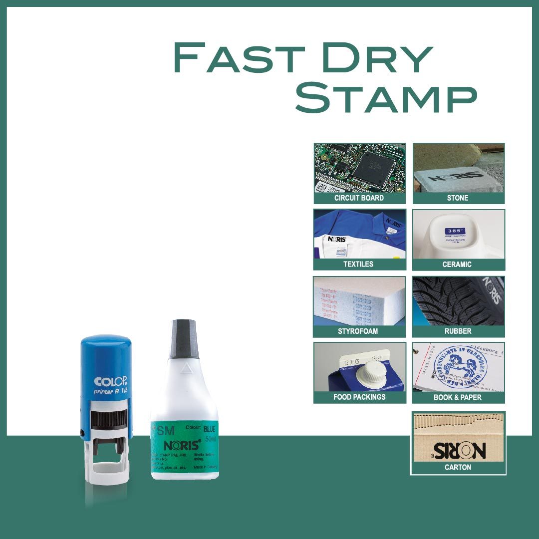 Fast Dry Self Inking Stamp - R12 | Specialty Stamp | AE Stamp SG – A E ...