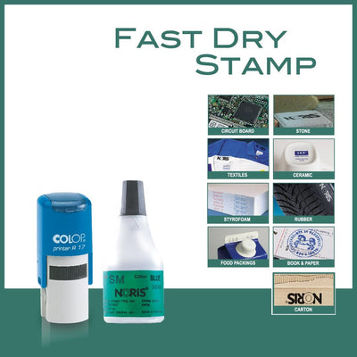 Fast Dry Self Inking Stamp | R17