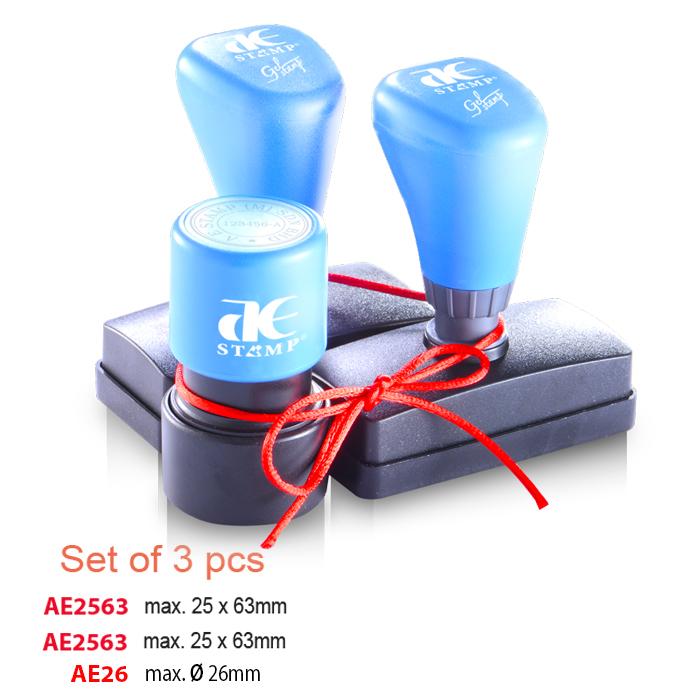 AE Business Set 2: Rubber Stamp Model and Sizes