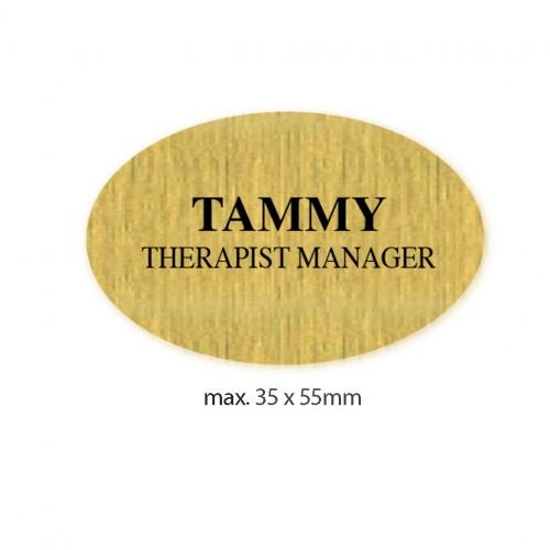 engraved name tag model tag 13 in gold