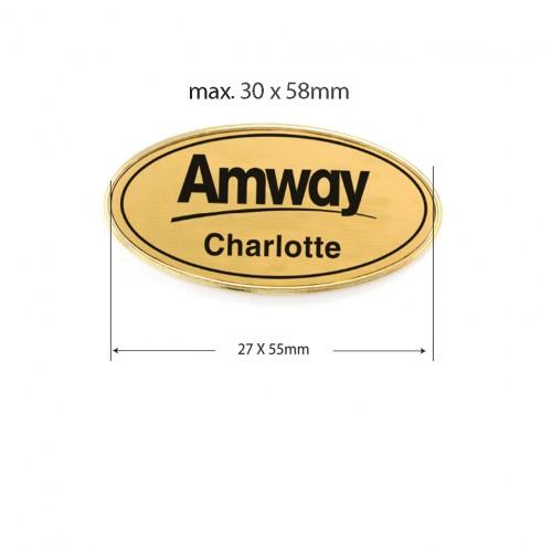 engraved name tag model tag 6 in gold